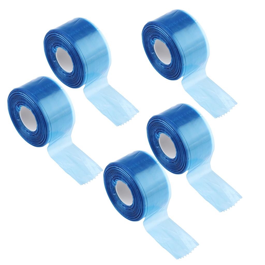 1000pcs Disposable Salon Hair Dyeing Blue Protector Covers for Glasses Legs