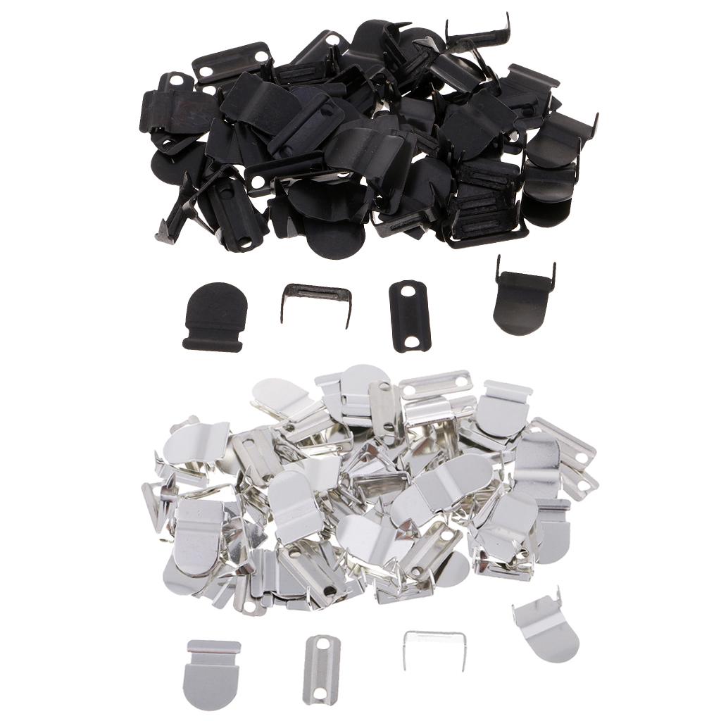 40 Sets No-Sew Hook & Eye Closure Fastener for Trousers Skirt Suits Decor