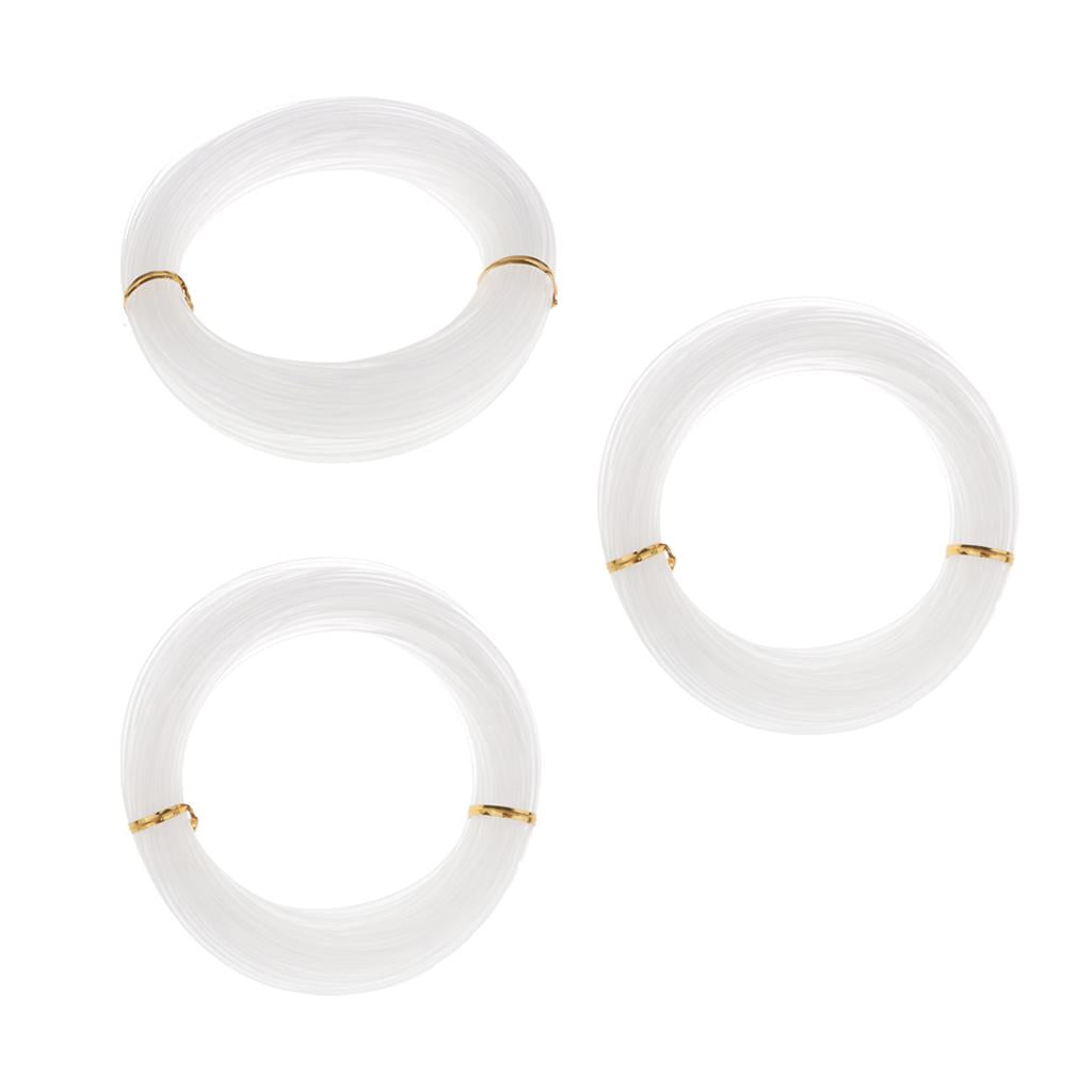 3 Rolls 30m Nylon Monofilament Line Carp Pike Trout Soft Clear Fishing Line
