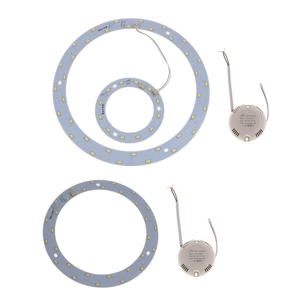 2Pcs LED Module Board Ceiling Lamp Replacement Light Bulb 220V White