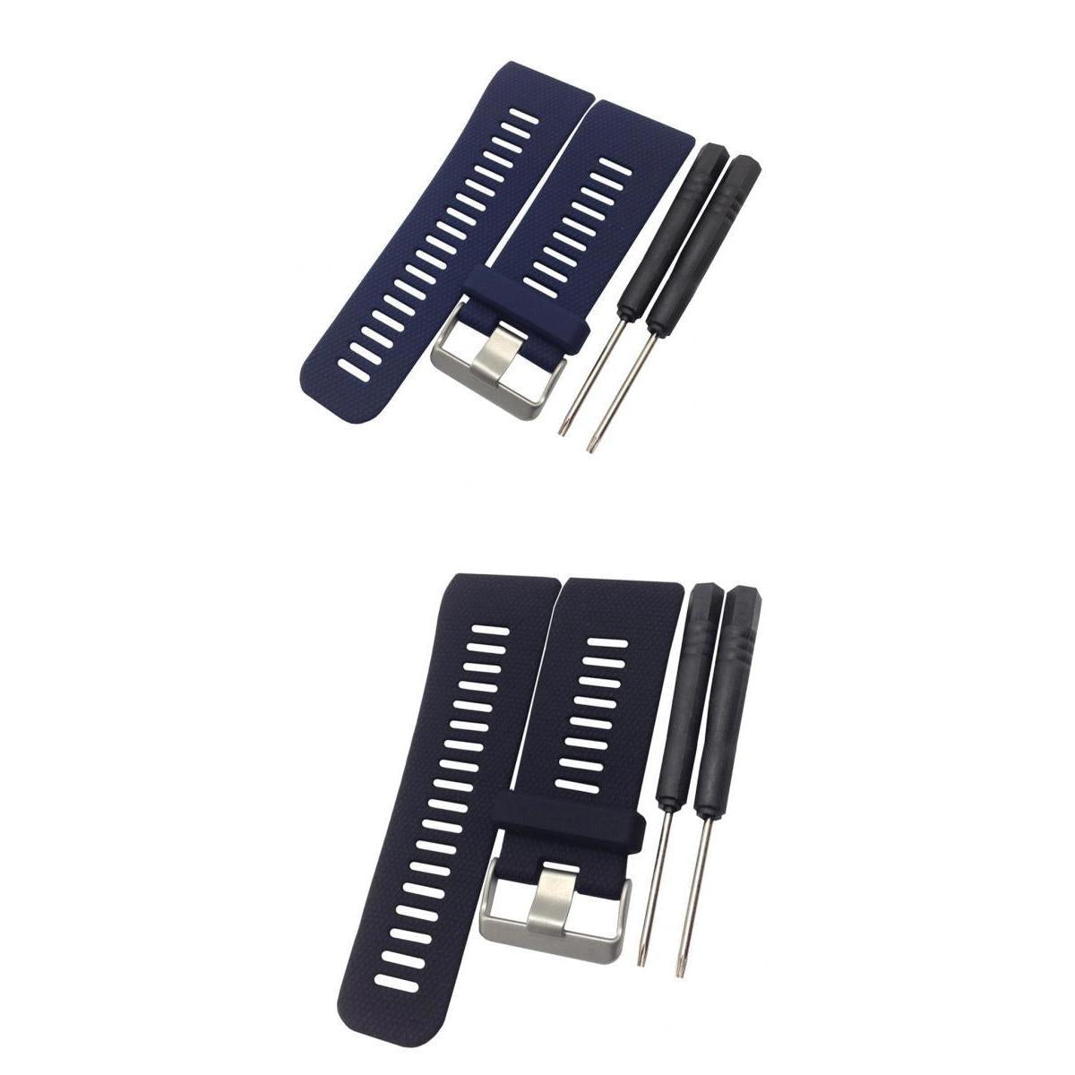 2 Pieces Replacement Wrist Band Strap for Garmin Vivoactive HR