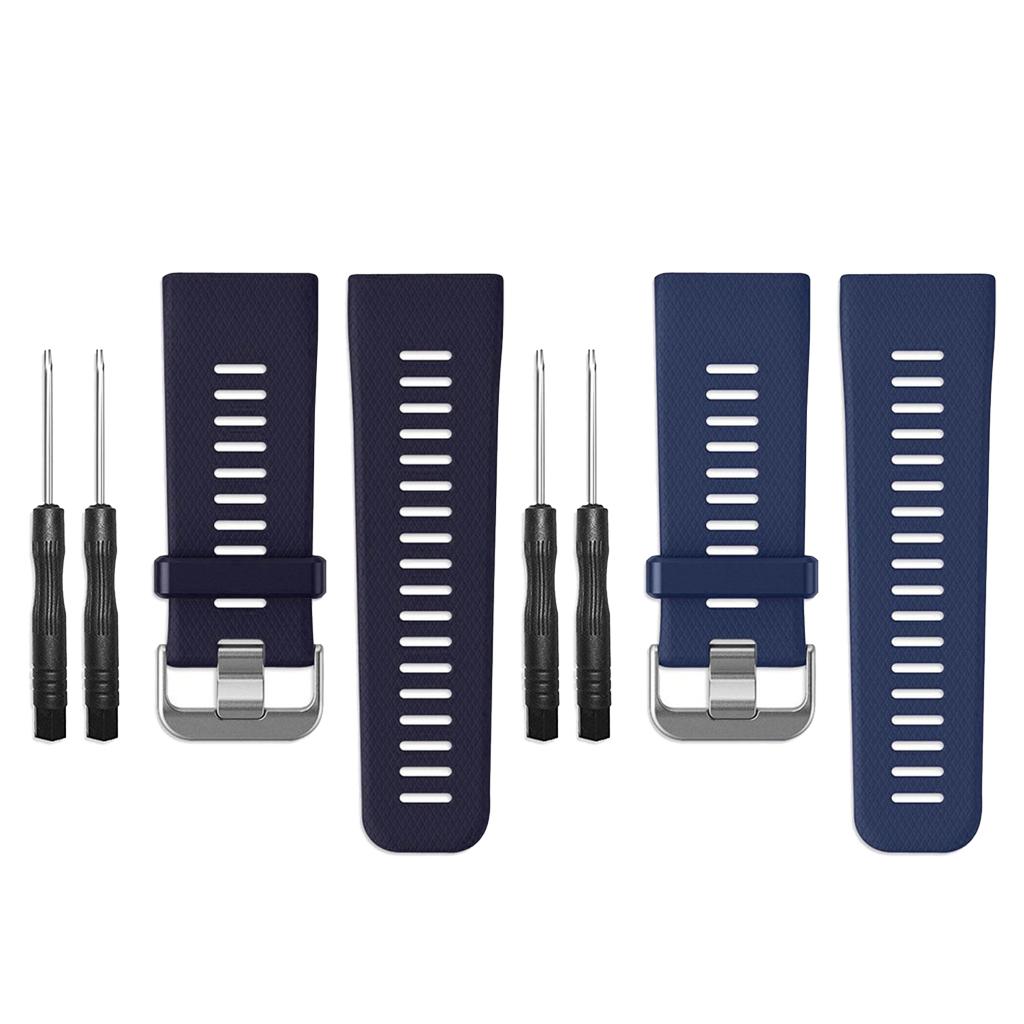 2 Pieces Replacement Wrist Band Strap for Garmin Vivoactive HR
