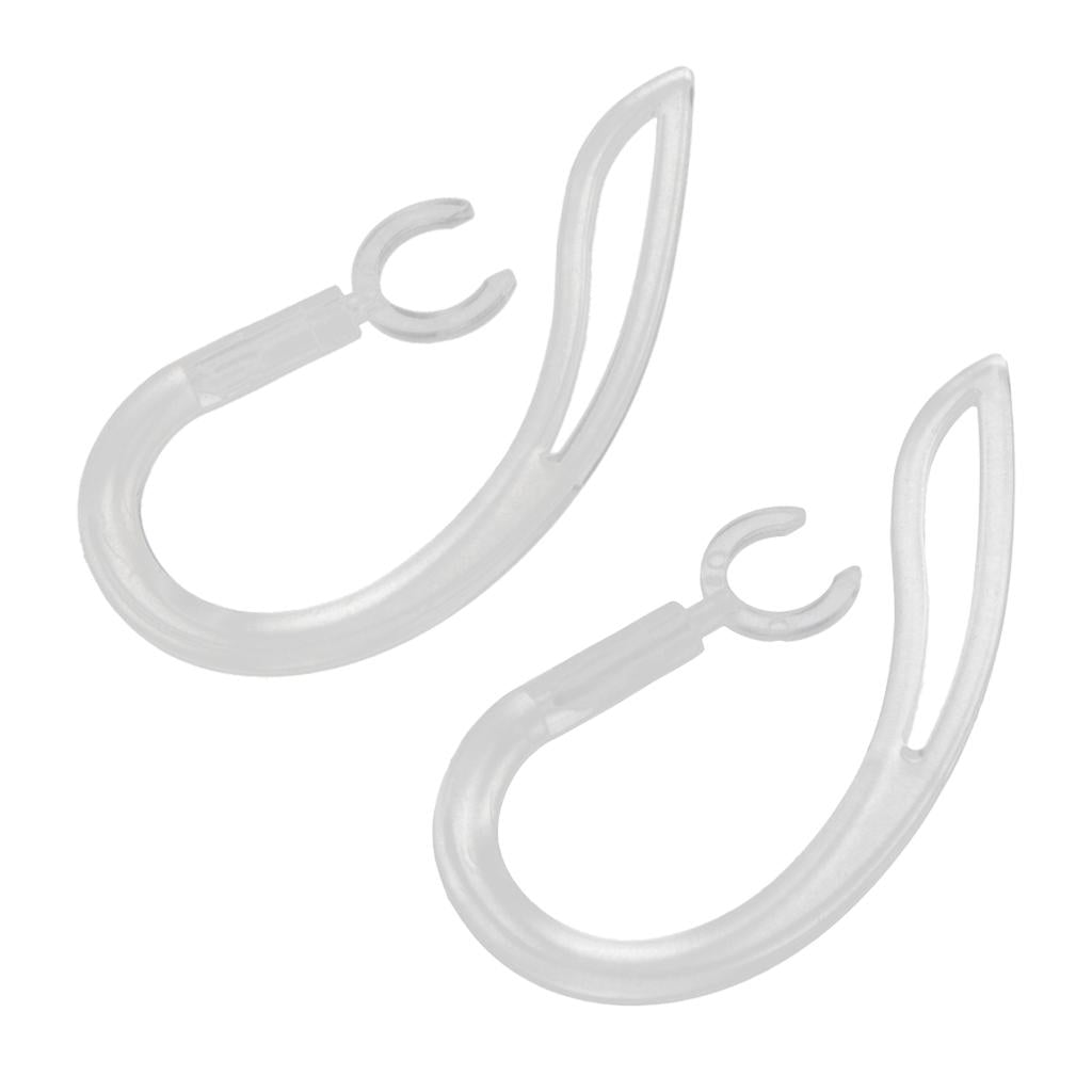 2X Silicone Earhook Ear Hook Earloop Clip For Bluetooth Headset 8.0+9.0mm