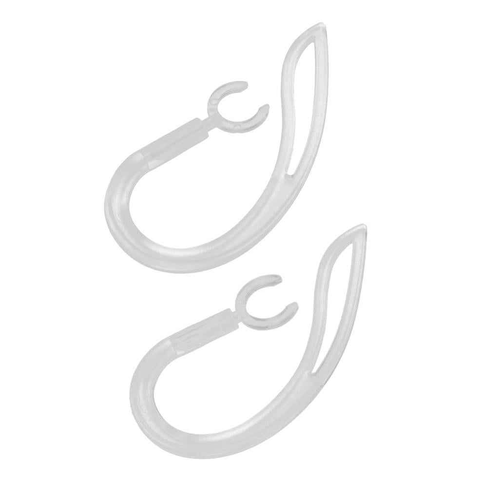 2X Silicone Earhook Ear Hook Earloop Clip For Bluetooth Headset 8.0+9.0mm