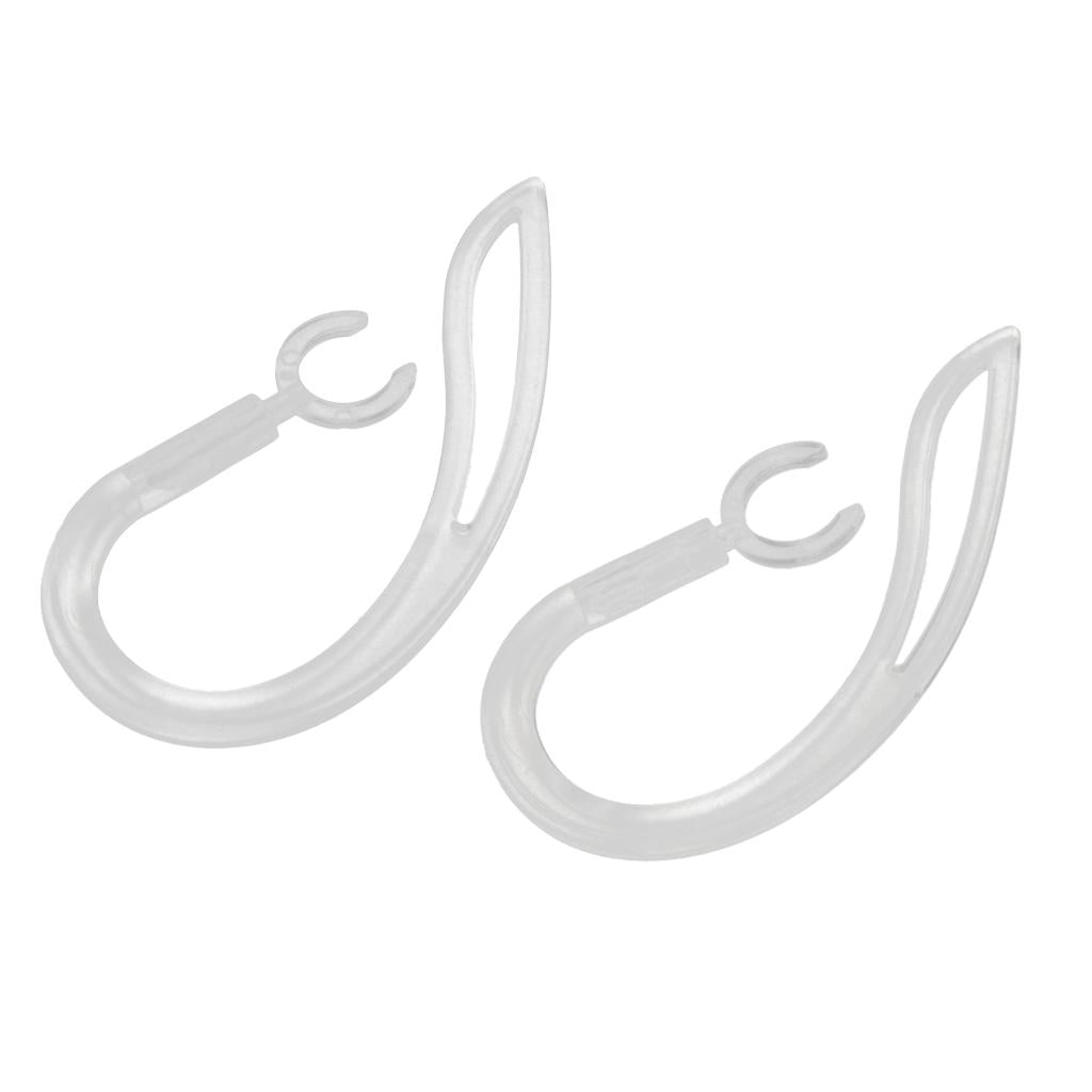 2X Silicone Earhook Ear Hook Earloop Clip For Bluetooth Headset 8.0+9.0mm