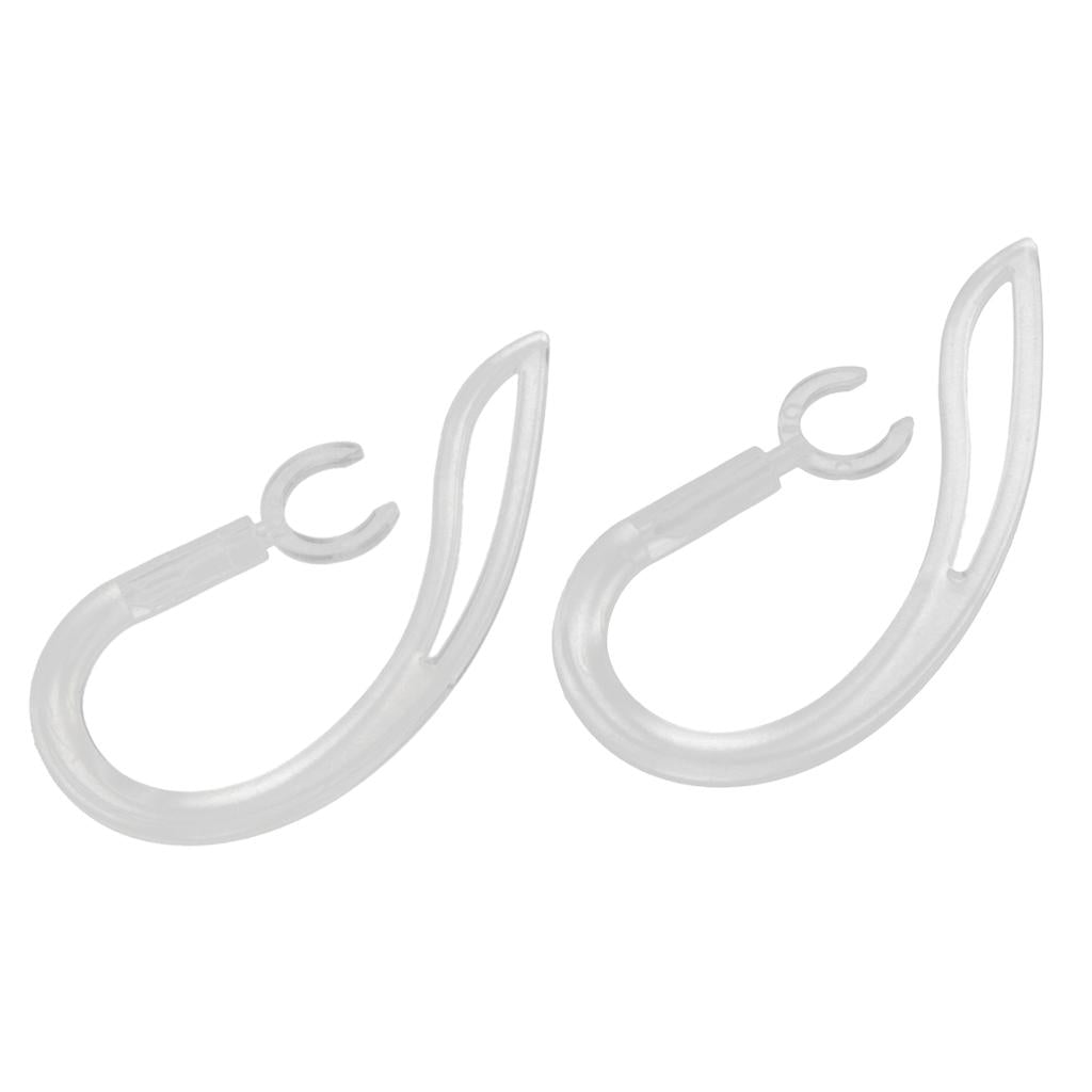 2X Silicone Earhook Ear Hook Earloop Clip For Bluetooth Headset 8.0+9.0mm