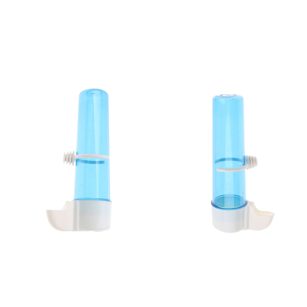 2pc Bird Supplies Small Bird Parrot Automatic Drinker Feeder 125ml Random
