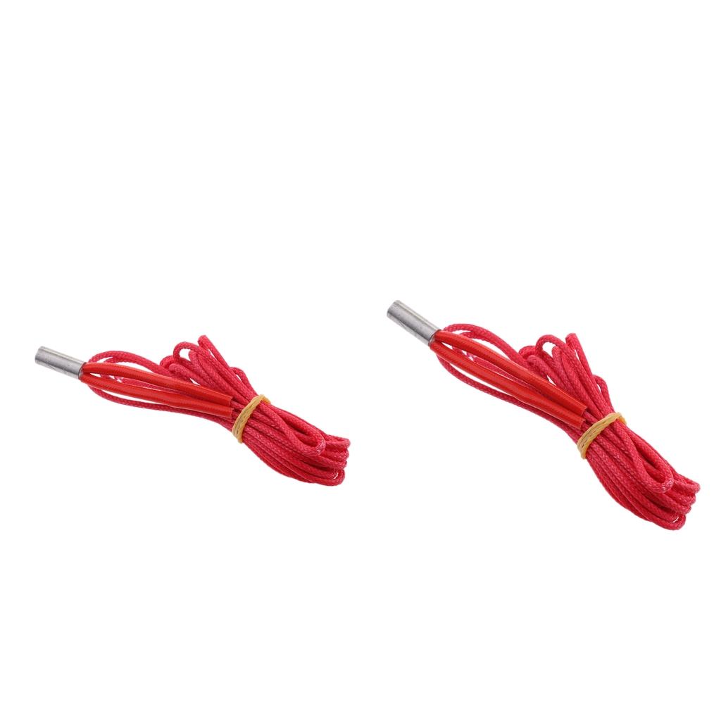 2Piece 6*15mm Cartridge Heater 24V 40W for 3D Printer Prusa Mendel