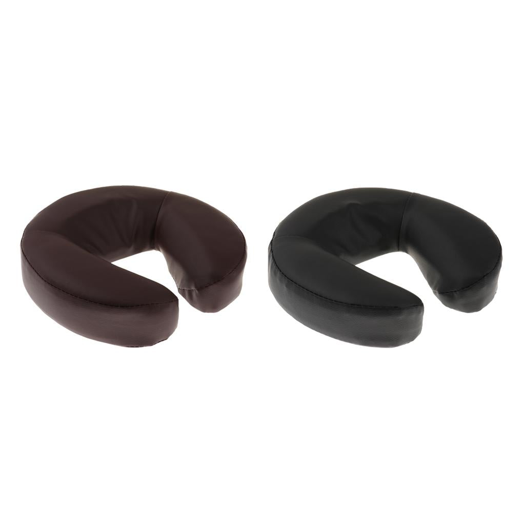 2pcs Foam Face Down Cradle Cushion Pillow for Massage Acupuncture Table Bed