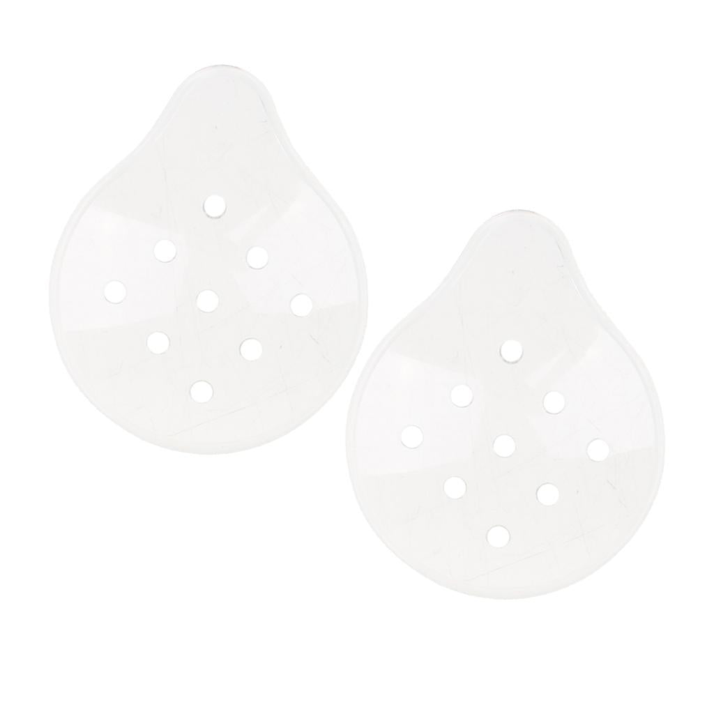 2pcs Plastic Ventilated Eye Care Eye Shield w/ Holes No Cloth Cover 9 Holes