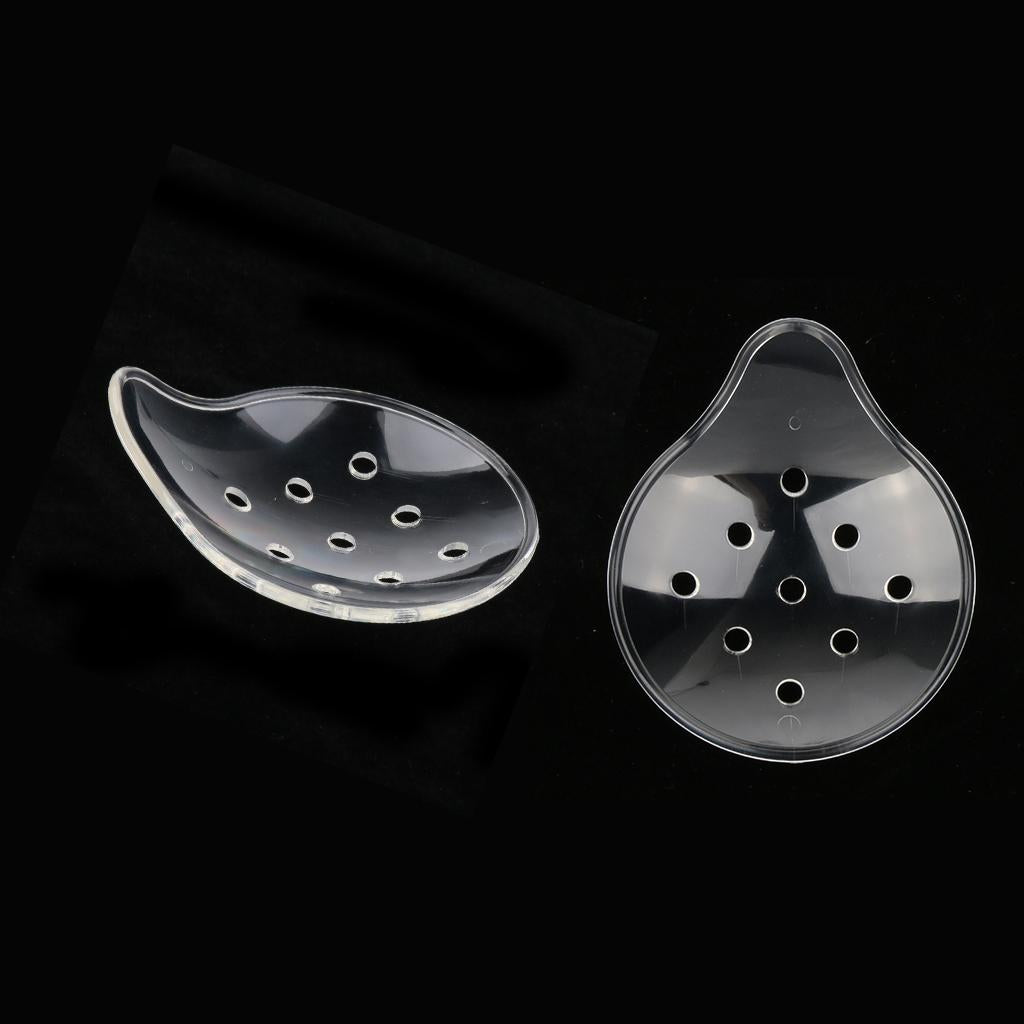 2pcs Plastic Ventilated Eye Care Eye Shield w/ Holes No Cloth Cover 9 Holes