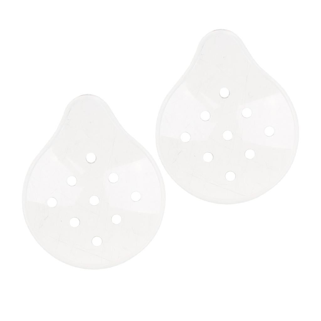 2pcs Plastic Ventilated Eye Care Eye Shield w/ Holes No Cloth Cover 9 Holes
