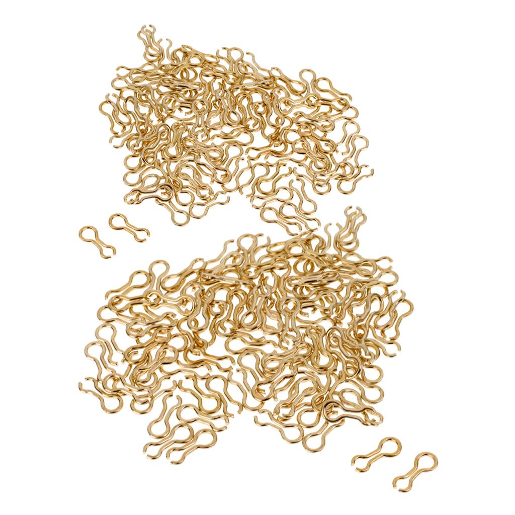 200pcs Alloy Sinker Wire Eyes Eyelets for Lead Weight Mold Fishing Tackle