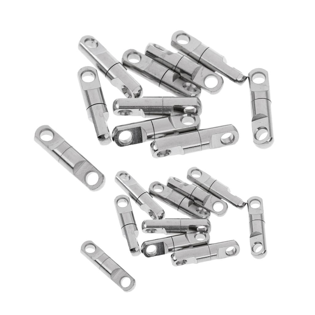 20pcs Metal Fishing Ball Bearing Swivels Heavy Duty Fishing Swivels