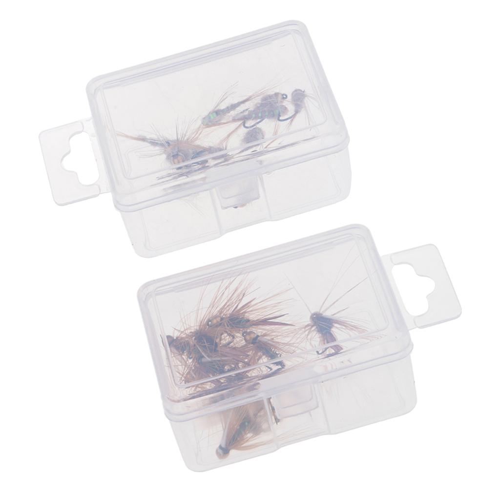 12pcs Bead Head Fly Fishing Nymph Flies and 12pcs Bead Head Prince Nymph