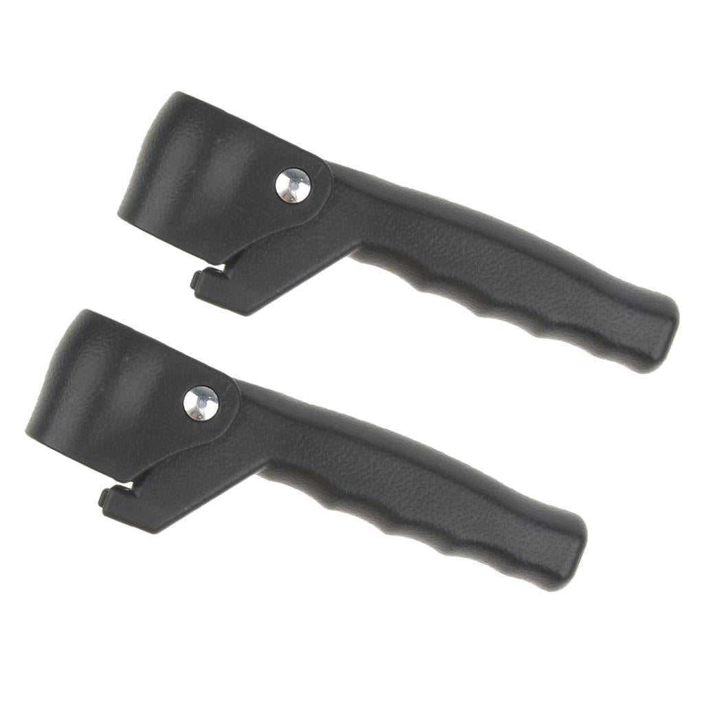 2x Walking Cane Stick Handle Folding Crutches Grip Auxiliary Handle Fit 22mm