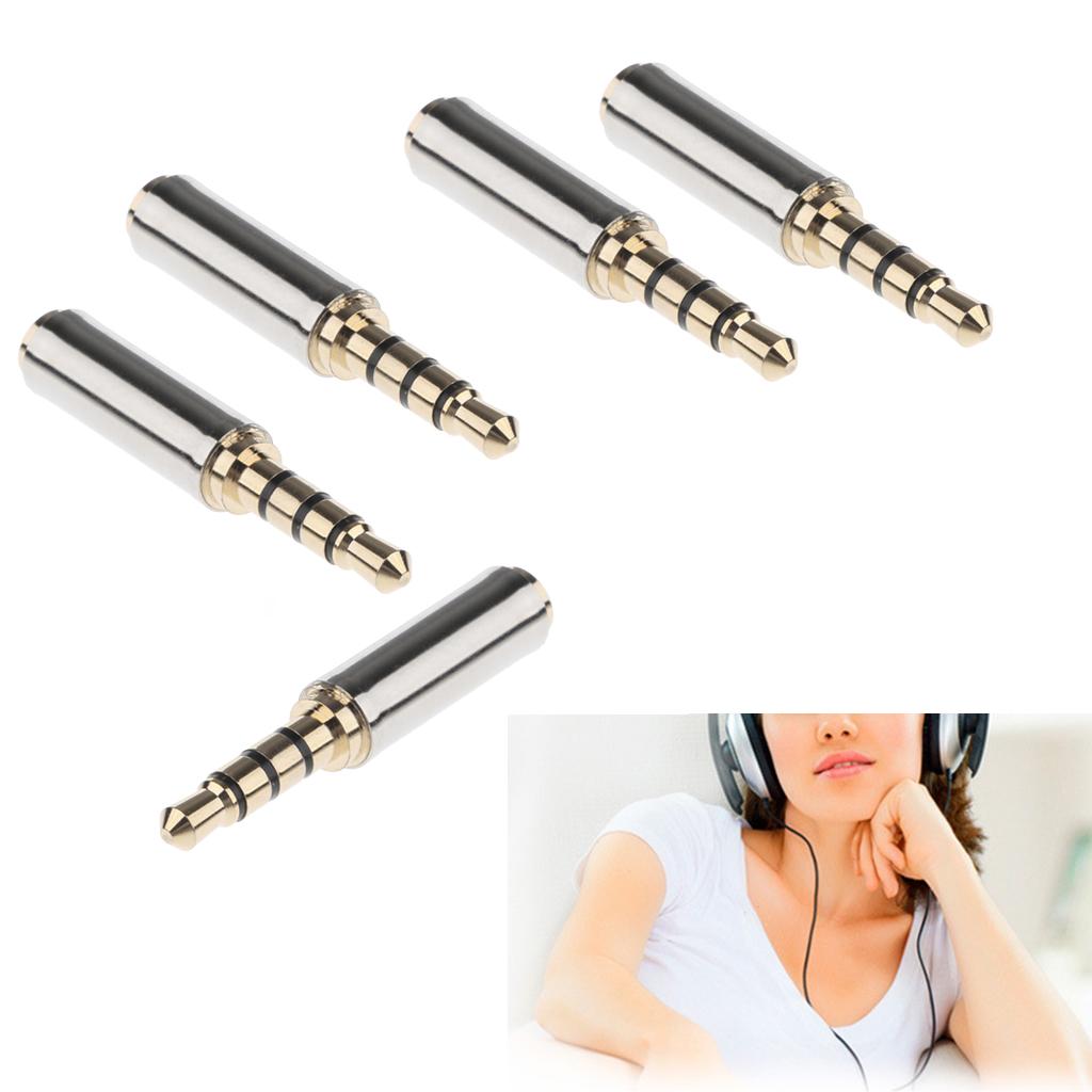 5x 3.5mm Male to 2.5mm Female Headphone Audio Adapter