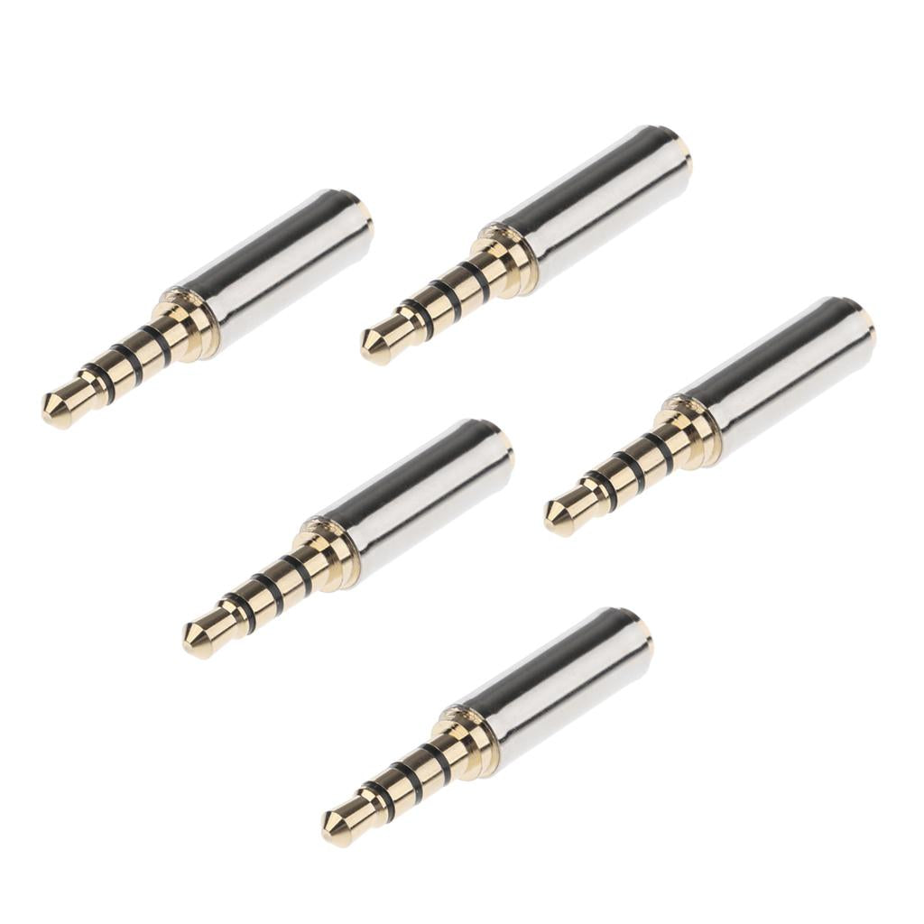 5x 3.5mm Male to 2.5mm Female Headphone Audio Adapter