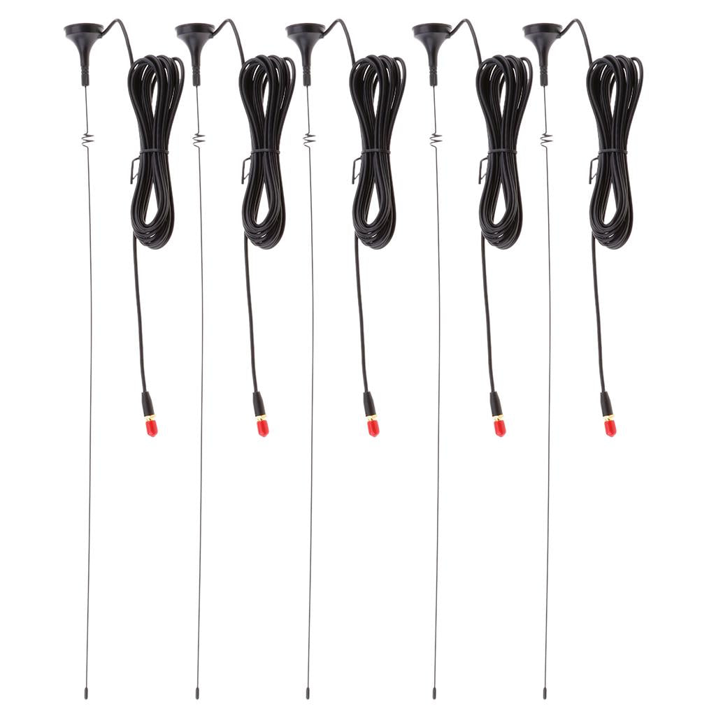 5x SMA-F Car Mobile Intercom Mount Antenna for BAOFENG 5R 7888 s/UV2/UVD1