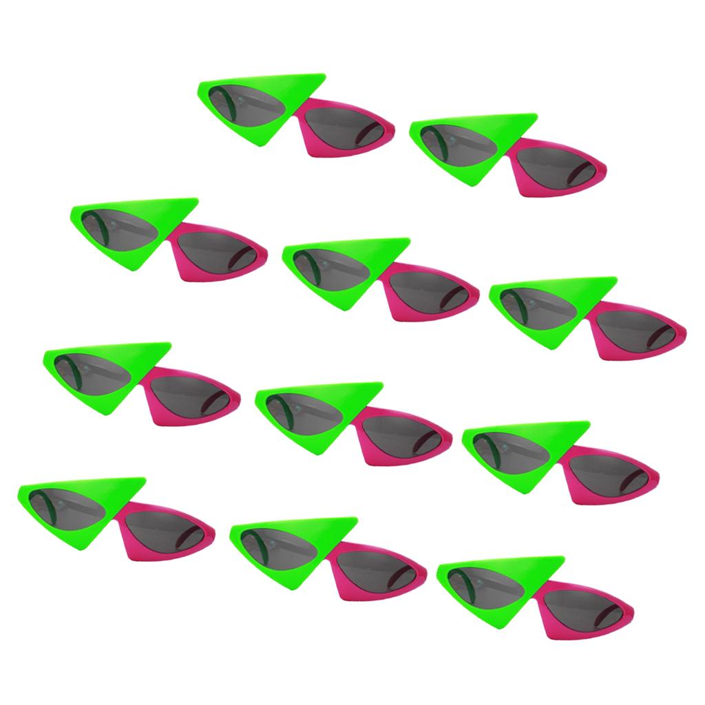 11 Pieces Funny Party Sunglasses Eye Glasses Costumes Photo Props