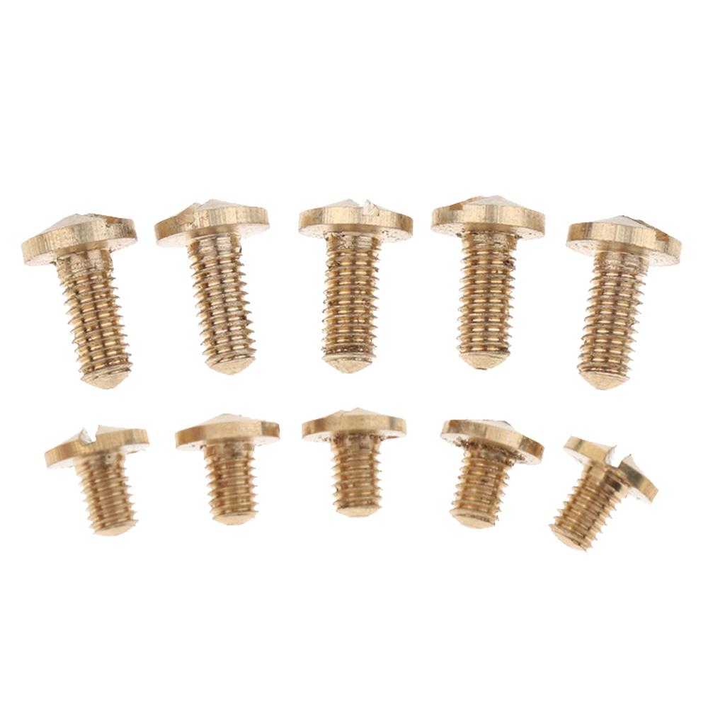 10 Pieces Saxophone Screws for Alto Tenor Soprano Sax Repair Parts 6/9mm