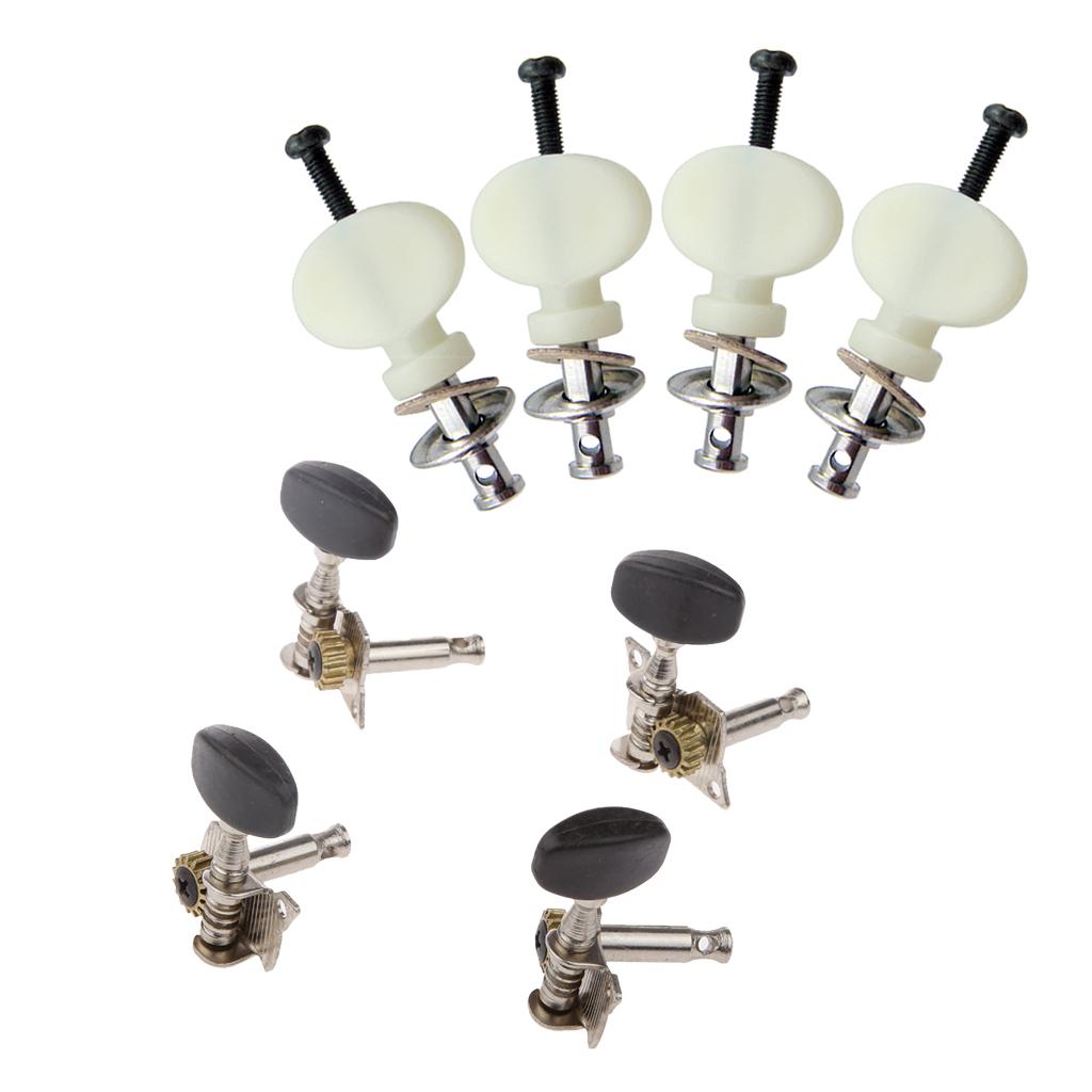 8pcs Button Tuning Pegs Machine Heads for Ukulele 4 Strings Guitars