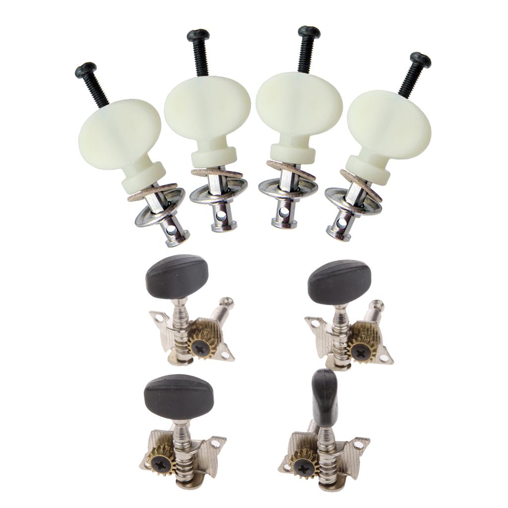 8pcs Button Tuning Pegs Machine Heads for Ukulele 4 Strings Guitars