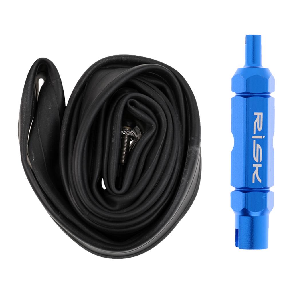 Bicycle Inner Tube 700 x 28/32C FV Valve Inner Tire & Valve Core Remover