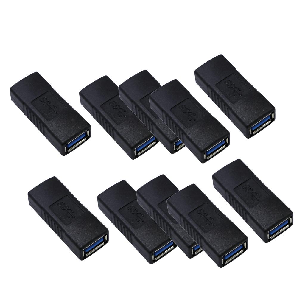 10x USB 3.0 Type A Female to Female Adapter Coupler Changer Connector