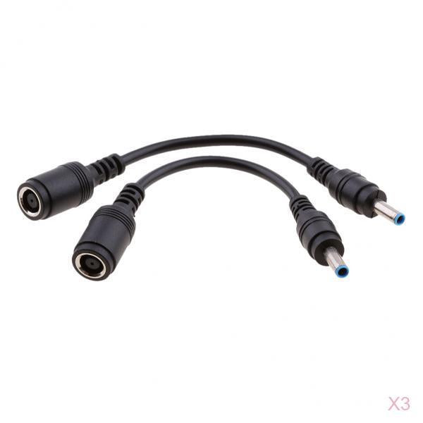 6 Pieces for HP DC Power Cable 7.4x5.0mm Female to 4.5x3.0mm Male