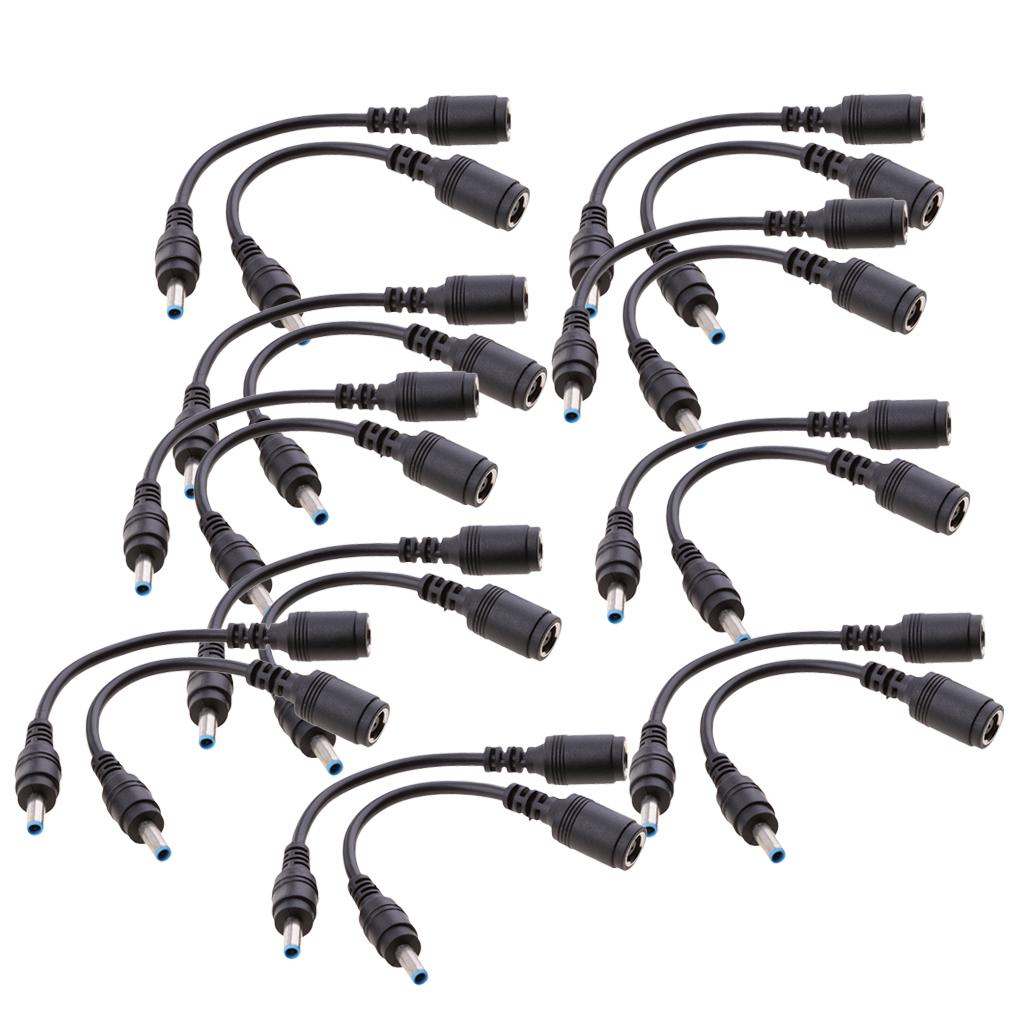 20 Pieces for HP DC Power Cable 7.4x5.0mm Female to 4.5x3.0mm Male