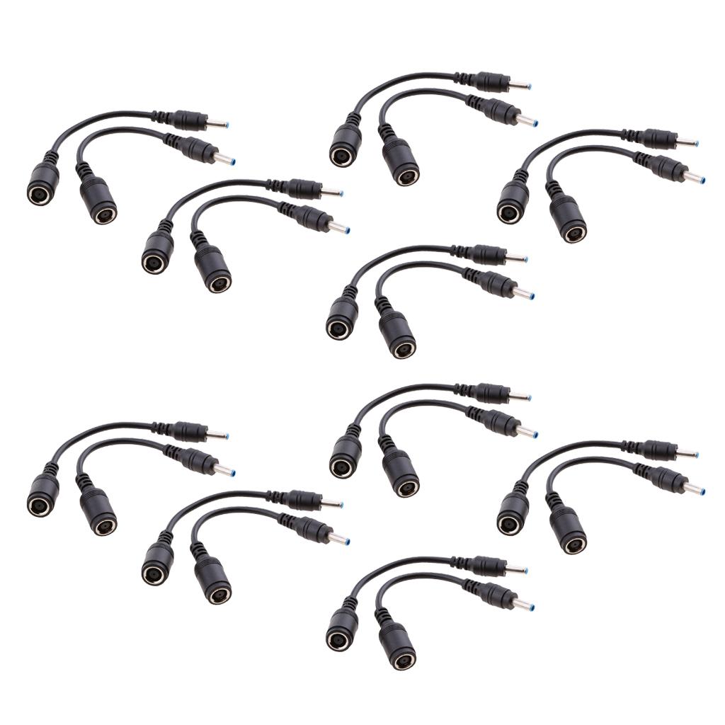 20 Pieces for HP DC Power Cable 7.4x5.0mm Female to 4.5x3.0mm Male