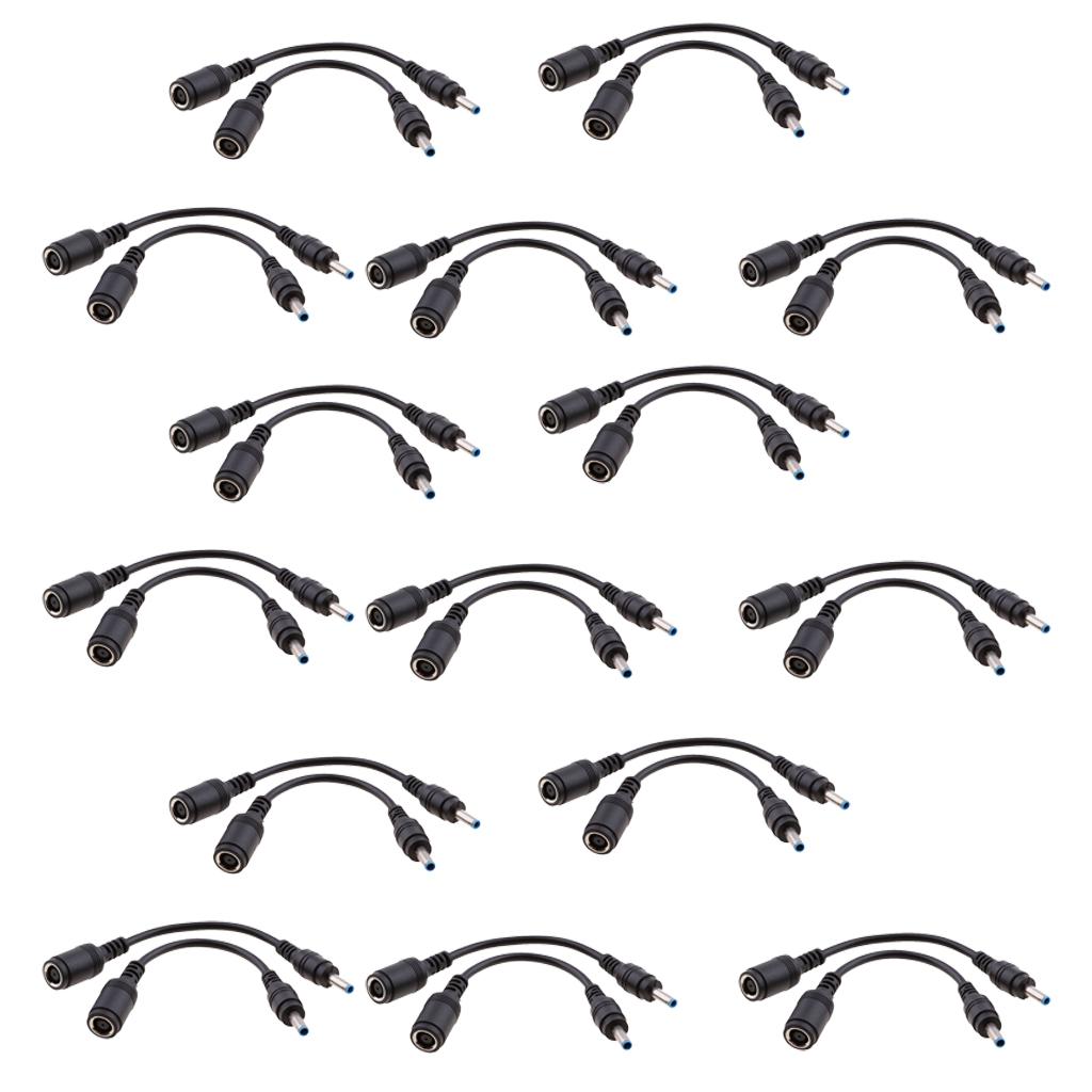 30 Pieces for HP DC Power Cable 7.4x5.0mm Female to 4.5x3.0mm Male