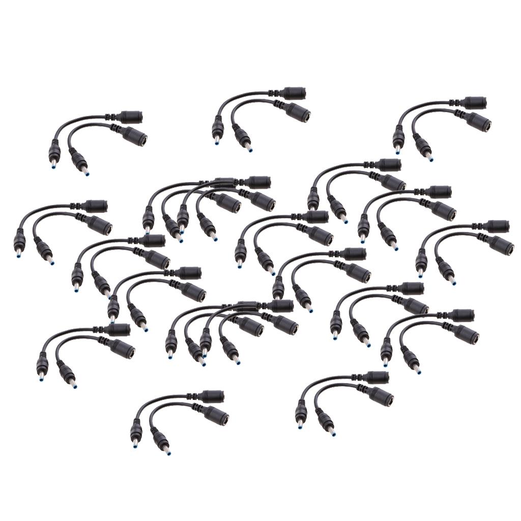 40 Pieces for HP DC Power Cable 7.4x5.0mm Female to 4.5x3.0mm Male