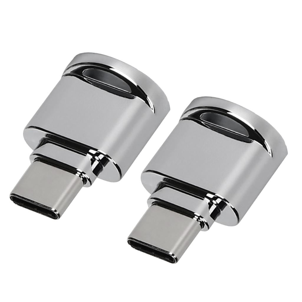 2x USB3.1 Type-C TF Memory Card Reader OTG Adapter For Samsung Note 8 S8