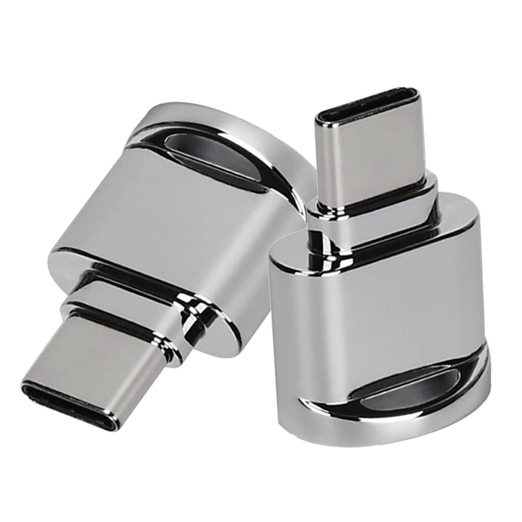 2x USB3.1 Type-C TF Memory Card Reader OTG Adapter For Samsung Note 8 S8