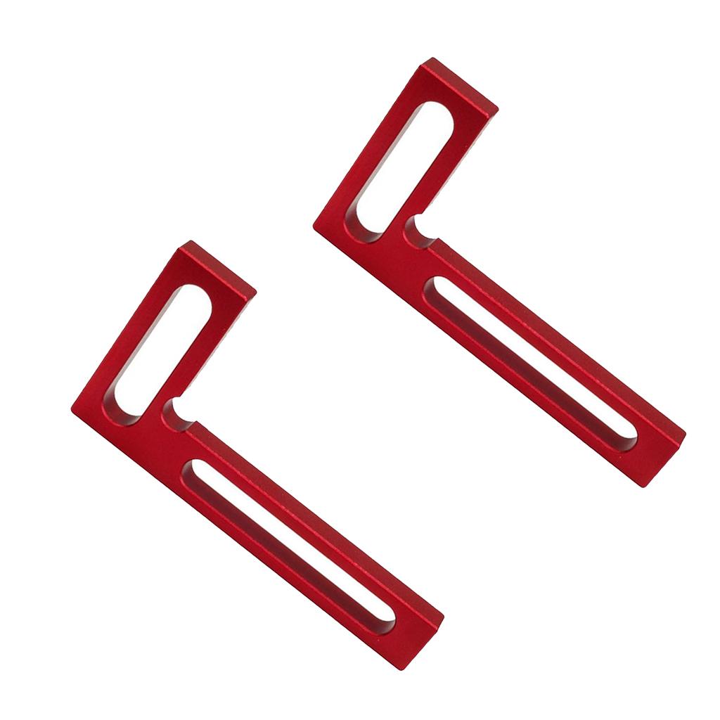 2x 90 Degree Precision Woodworking Tools Positioning Squares Minisquare 10cm