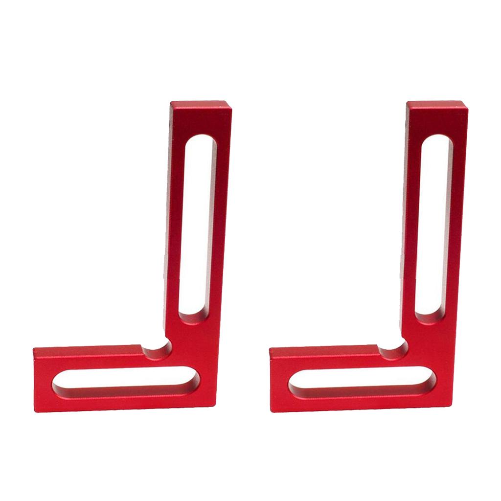 2x 90 Degree Precision Woodworking Tools Positioning Squares Minisquare 10cm