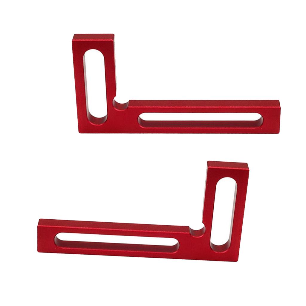 2x 90 Degree Precision Woodworking Tools Positioning Squares Minisquare 10cm