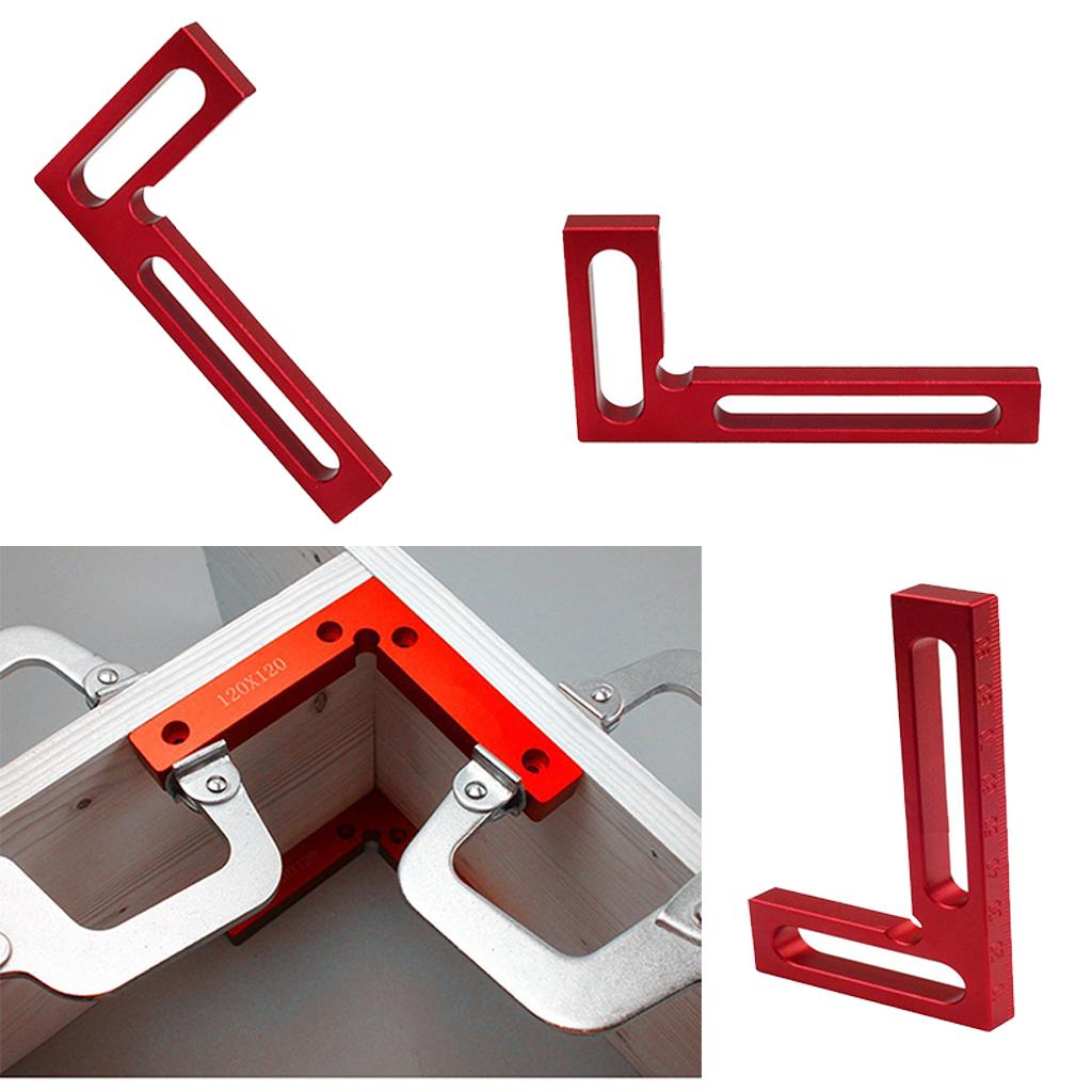 4x 90 Degree Precision Woodworking Tools Positioning Squares Minisquare 10cm