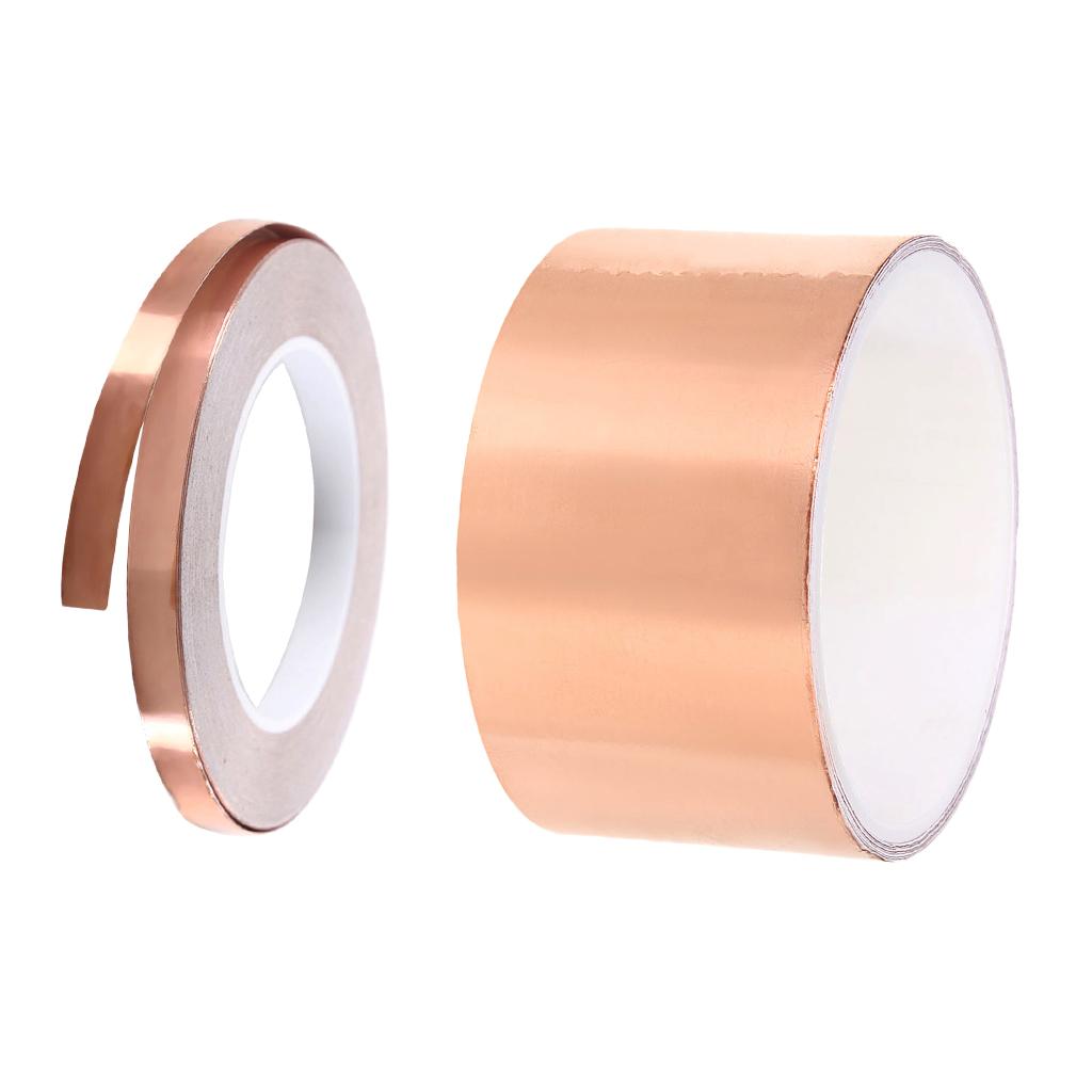 2x Roll of Copper Foil Tape Transformer Copper Foil Shielding Tape