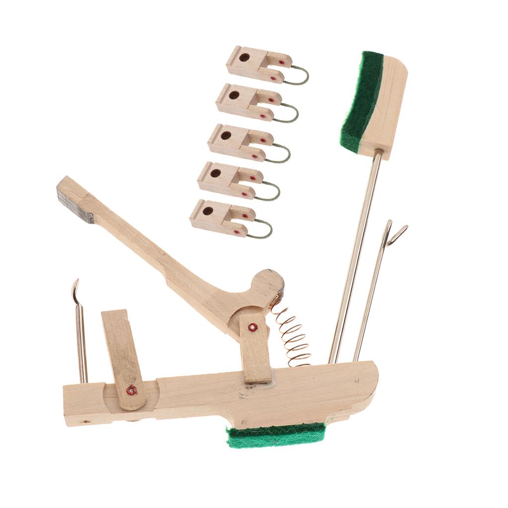 5 Pcs Piano Hammer Butt Flanges + Piano Butt Whippen for Vertical Piano