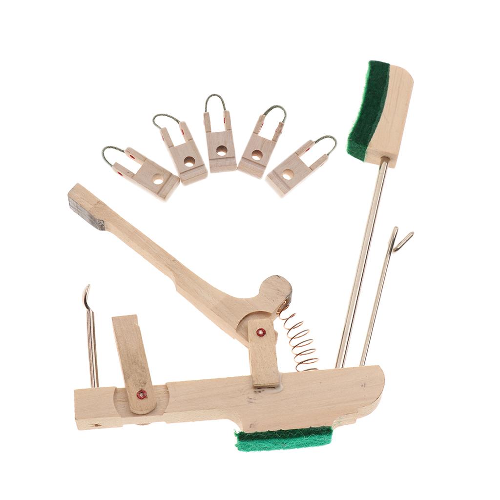 5 Pcs Piano Hammer Butt Flanges + Piano Butt Whippen for Vertical Piano