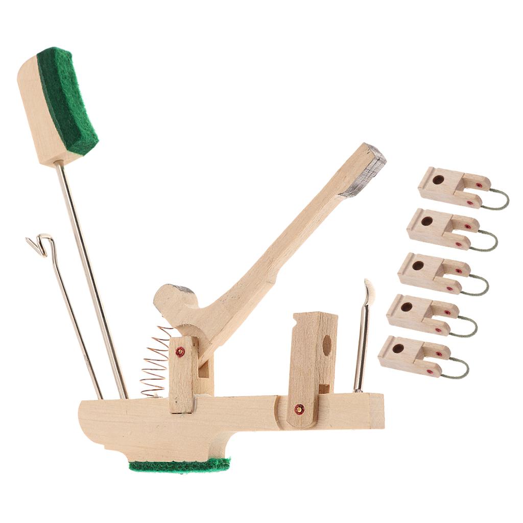 5 Pcs Piano Hammer Butt Flanges + Piano Butt Whippen for Vertical Piano