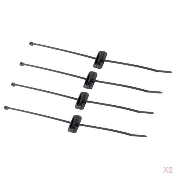 8 Sets Mountain Road Bike Cable Clip Shift Tube Hosing Guide Holder Zip Tie