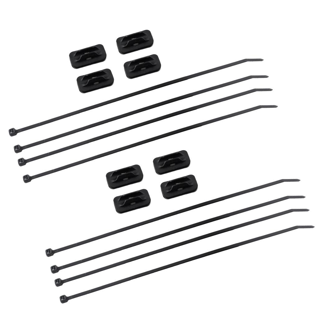8 Sets Mountain Road Bike Cable Clip Shift Tube Hosing Guide Holder Zip Tie