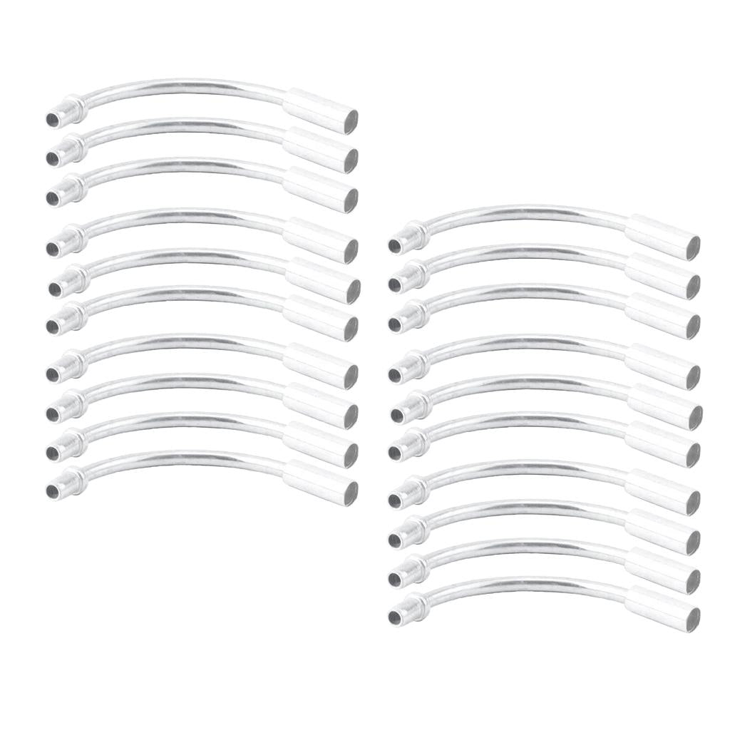 20pcs Bike Bicycle V Brake Cable Noodle Brakes Pipe Hose Guide 110 Degree