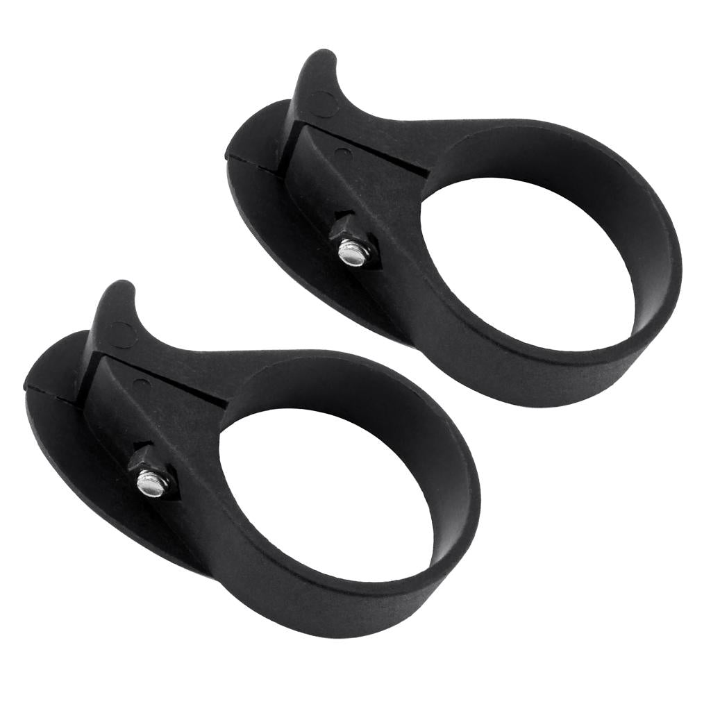 2pcs Anti-drop Bike Bicycle Single Chain Guide Protector Clamp Watcher Black