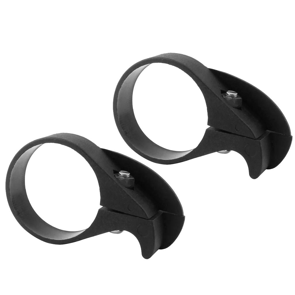 2pcs Anti-drop Bike Bicycle Single Chain Guide Protector Clamp Watcher Black