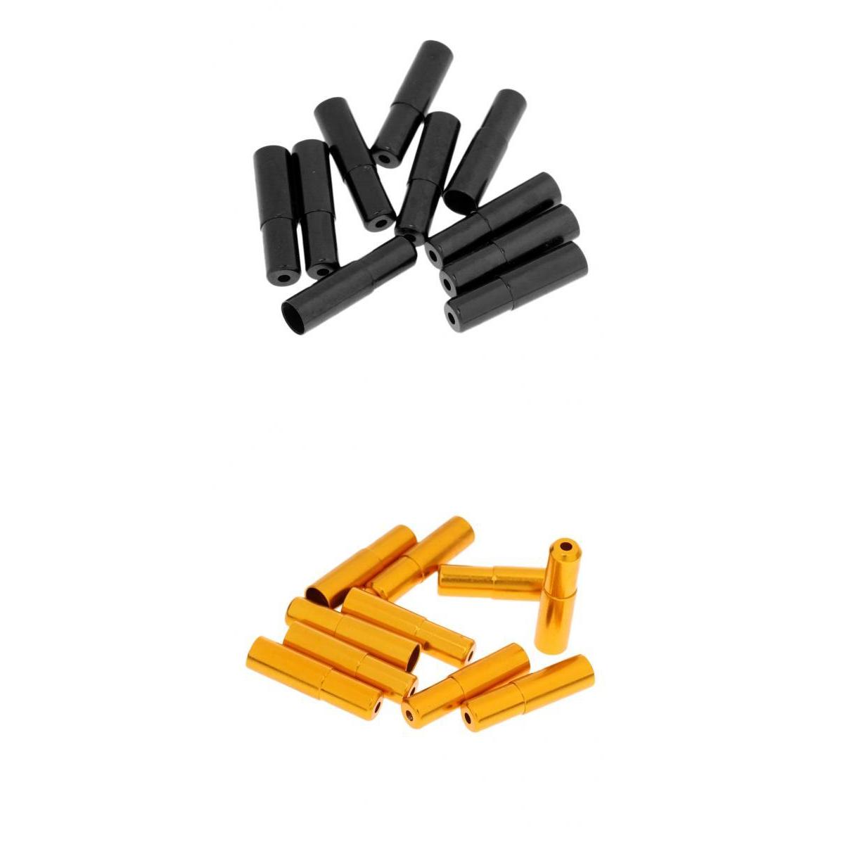 20 Pieces Alloy Bicycle Bike Shifter Cable Housing End Caps Cover 4mm